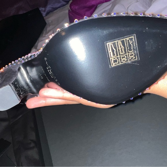 Saint Laurent YSL 68 BOOTS IN MESH W/ STRASS || CRYSTAL Embellished *SIZE 38 - Picture 11 of 16